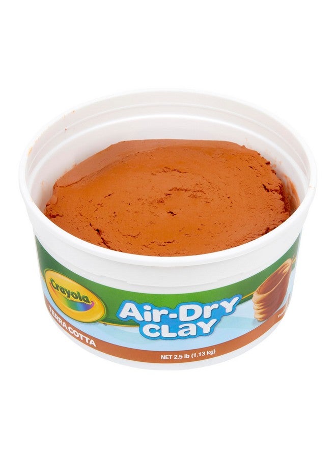 Crayola Terra Cotta Air Dry Clay 2.5 lb Bucket - Image 2