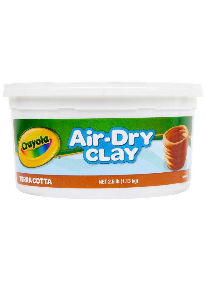 Crayola Terra Cotta Air Dry Clay 2.5 lb Bucket - Image 1