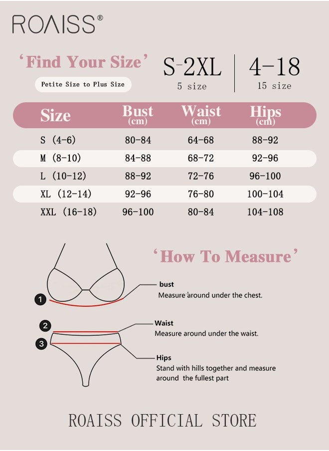 roaiss Floral Embroidered Lace Lingerie for Women One Piece Lace up Mesh Underwear Skin Friendly Comfort Nightgown  - Image 2