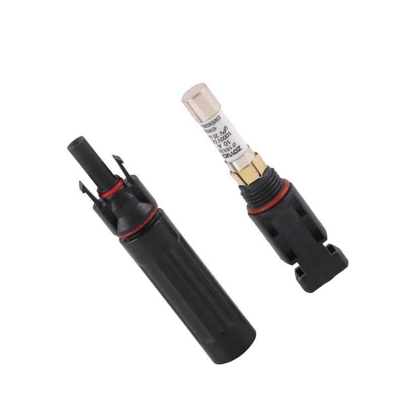Temperature Solar Fuse Connector 10A Weatherproof Easy Fixing For Photovoltaic Arrays - Image 2