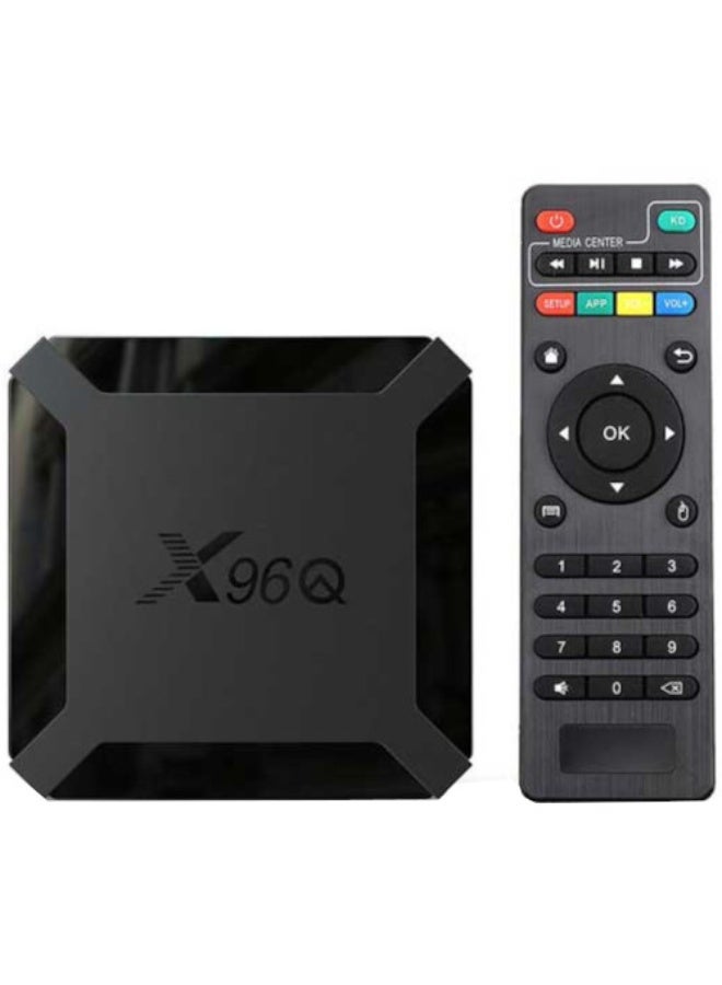 X96Q 1+8GB Allwinner H313 Android 10.0 Quad Core TV Box WiFi Media Player - AU Plug - Image 1