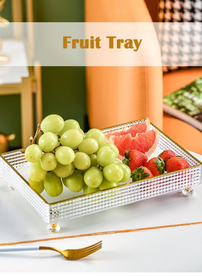 6 Snack Serving Tray With Lid Candy Box Divided Nuts Serving Container Set Dried Fruit Plate Plastic Appetizer Platter Relish Storage Organizer Cosmetic Storage Stand Food Display Bowls Clear Food Dishes  - Image 5