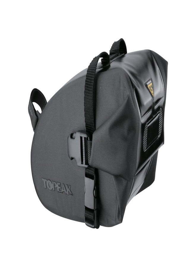 Topeak Wedge Drybag with Strap Mount (Black, 5.9x3.5x3.5-Inch, Small) - Image 1