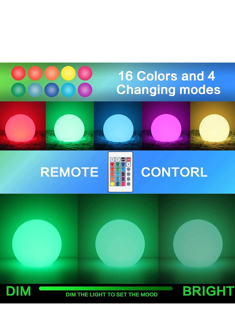 Goeco - Ball Light LED Desk Lamp, 16 Dimmable RGB Colors and 4 Modes - Image 1
