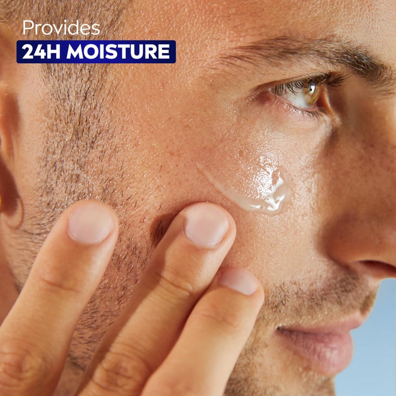 NIVEA MEN Age Defense Advanced Face Serum for Dark Spots with Thiamidol (TM) + Hyaluronic Acid, Fast-Absorbing Face Serum for Men Helps Reduce Look of Dark Spots, Fine Lines & Wrinkles, 1 Fl Oz Bottle - Image 5