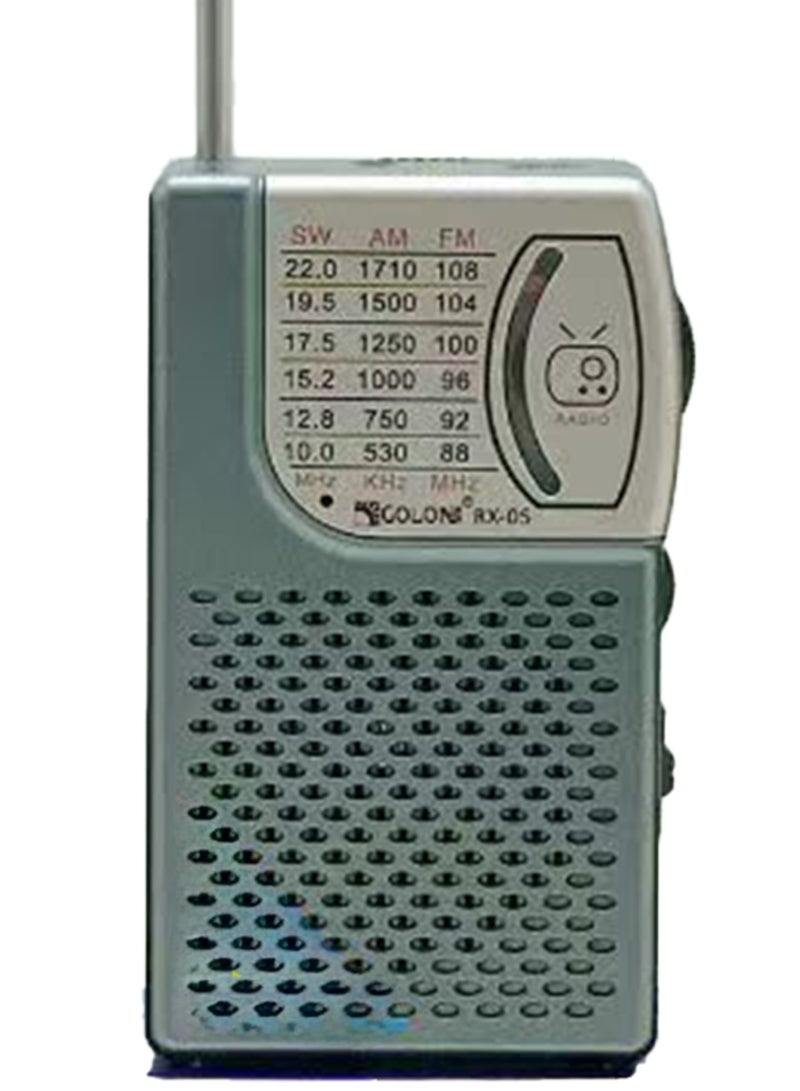 Golon RX-05 Portable Retro Mini Radio – AM/FM/SW 3-Band Radio with Telescopic Antenna, Rechargeable Battery, Full-Band Frequency Tuning, Compact Vintage Design for Home, Travel & Outdoor Use - Multicolour - Image 5