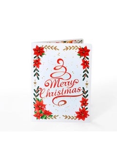 CUT POPUP.COM Cutpopup Christmas Card Pop Up, Poinsettia Card, 3D Xmas, New Year, Holiday Greeting Card (Poinsettia, Cardinals)  - Image 3