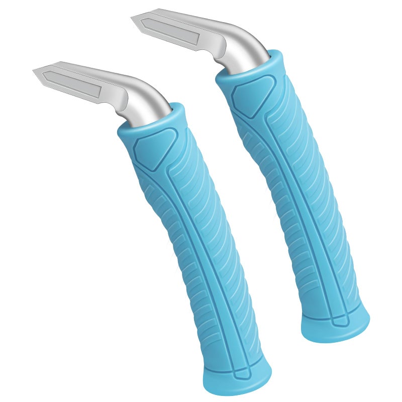 LARXREHY Car Assist Handle for Elderly Car Door Handle Auto Grab Bar Support Handles Portable Vehicle Assistance Handles Mobility Aid to Get in Out of the Cars Help for Seniors Handicapped 2pcs Blue - Image 2