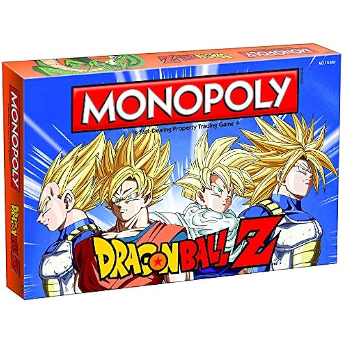 USA أوبولي تقوم USAopoly Dragon Ball Z بتجنيد المحاربين الأسطوريين مثل Goku و Vegeta و Gohan Anime Series Merchandise Theme Monopoly Game - Image 2