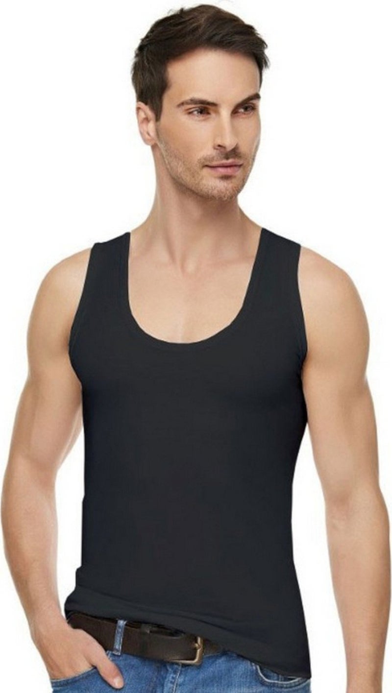 Tutku Elit Men's Modal Elastane Lycra Cotton Undershirt 3-Pack 