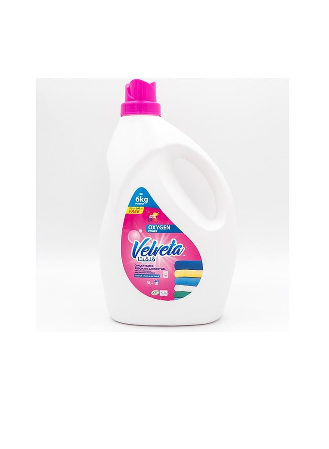 Velveta Velveta Automatic Washing Machine Laundry Liquid Detergent | 3L Oxygen Clothes Cleaner - Image 1