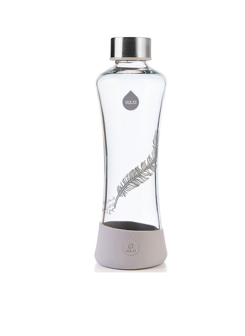 EQUA Glass Bottle, feather, 550 ml - pzsku/ZCC92EA19BEC28DFC65FEZ/45/_/1692642862/2e03ebd4-fb62-43bc-83c4-b95b5234172c