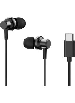 iOsuite 1. OSUITE R3C TYPE-C HIGH-QUALITY MUSIC EARPHONES WITH VOLUME CONTROL, MICROPHONE, AND TITANIUM EARLAP FOR CLEAR SOUND  - Image 1