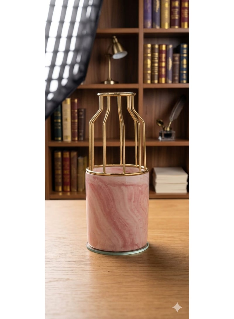 " A beautiful vase made of high quality durable porcelain with an attractive appearance for indoor and outdoor decor." - Image 3
