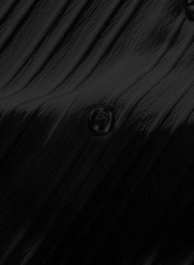 Take Two Striped Stand Collar Short Sleeve Shirt and Trousers Co-Ords - Image 4