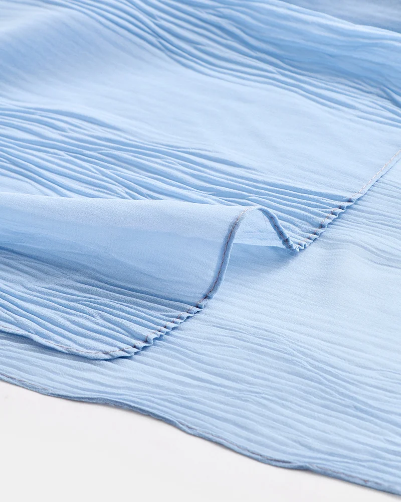 REDTAG Girls Blue Embellished Scarf