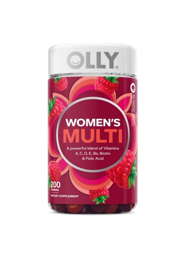 OLLY أقراص متعددة الفيتامينات للنساء من OLLY مع البيوتين، توت سعيد (200 حبة)