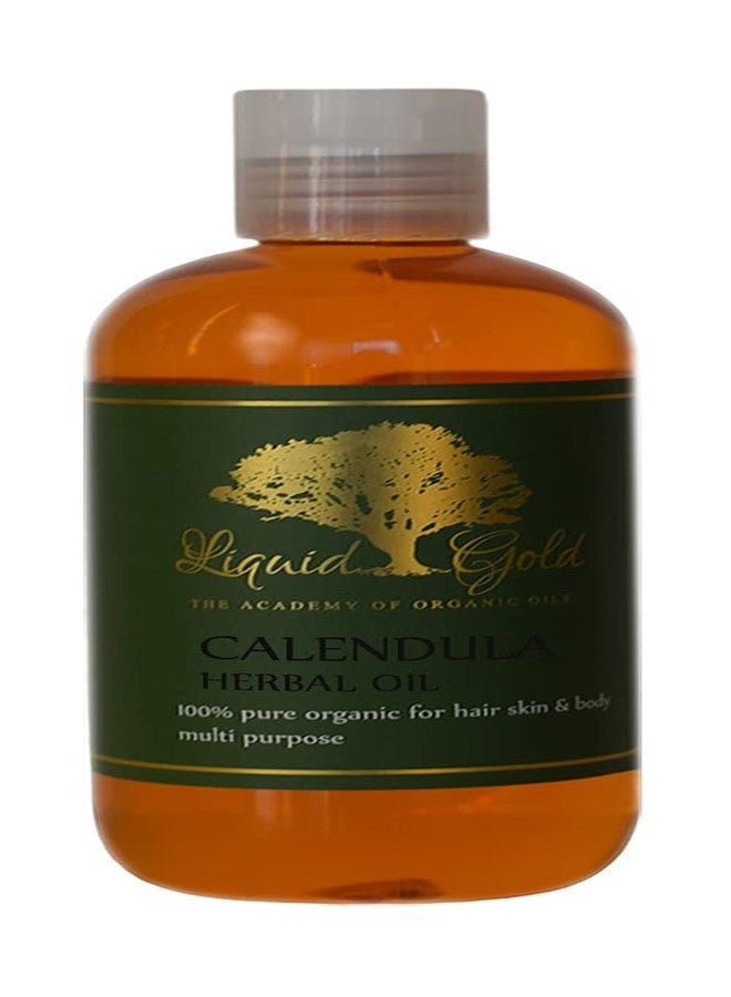Liquid Gold Inc سائل الذهب إنك - 8 أونصات - زيت الأعشاب الممزوج بالكالندولا الفاخر - للعناية بالبشرة والشعر والجسم طبيعي 100% عضوي - Image 1