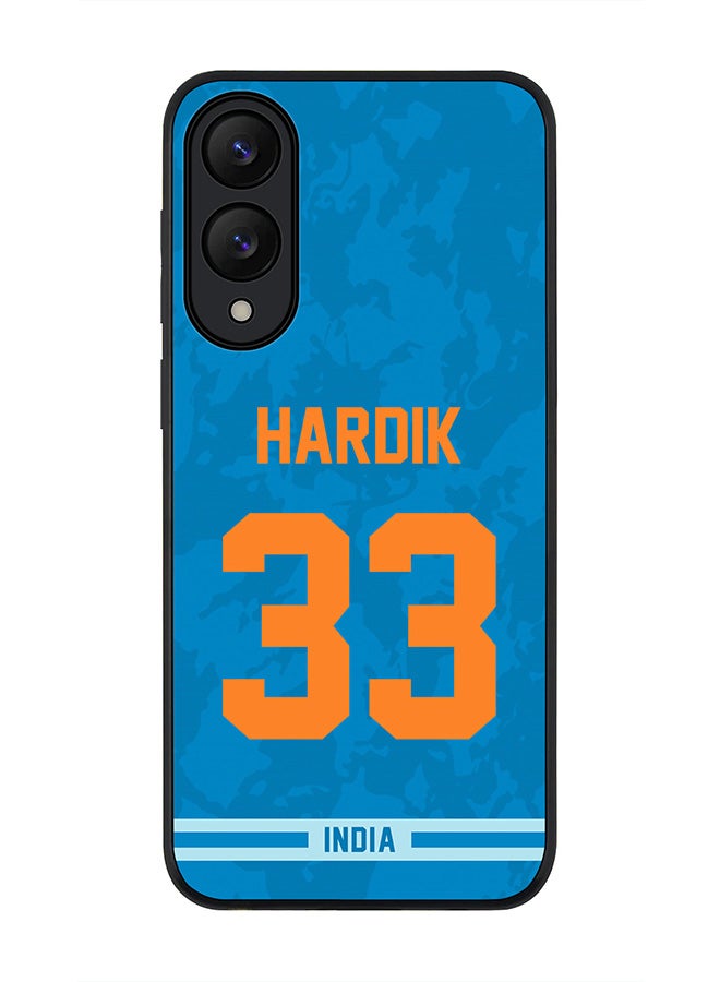 Stylizedd For Samsung Galaxy S25 Edge Case,Slim fit Camera Protection, Shockproof Thin Phone cover  - India Hardik Pandya, Jersey No 33