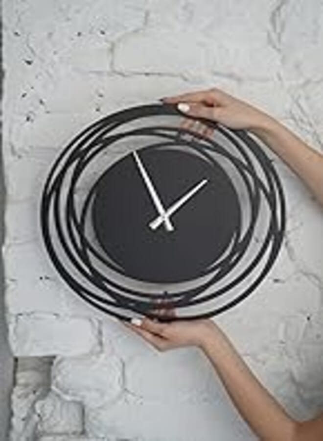 unique rustic clocks for wall Black 40 cm
