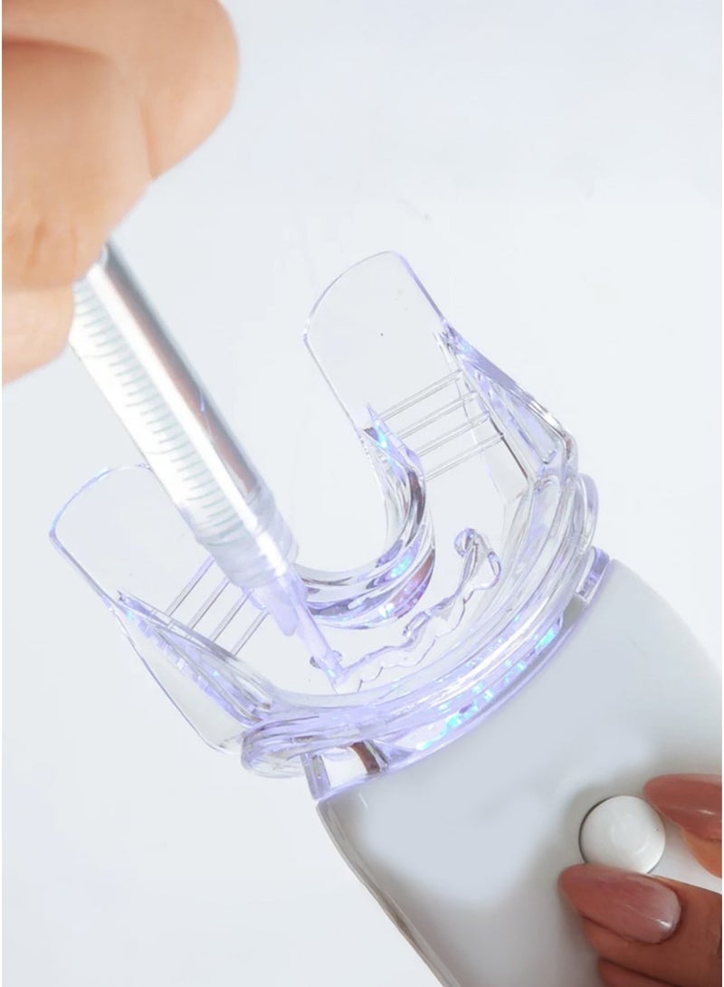 SMILEKIT Teeth Whitening Kit with LED Light Teeth Whitening Gel Pen Mouth Tray, Hydrogen Carbamide Peroxide for Sensitive Teeth, LED Light Tooth Whitener, Teeth Stain Remover to Whiten Teeth - Image 4