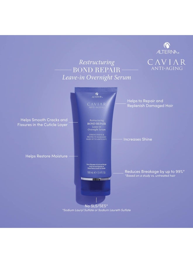Alterna Caviar Anti-Aging Restructuring Bond Repair Leave-In Overnight Serum 100ml - Image 2