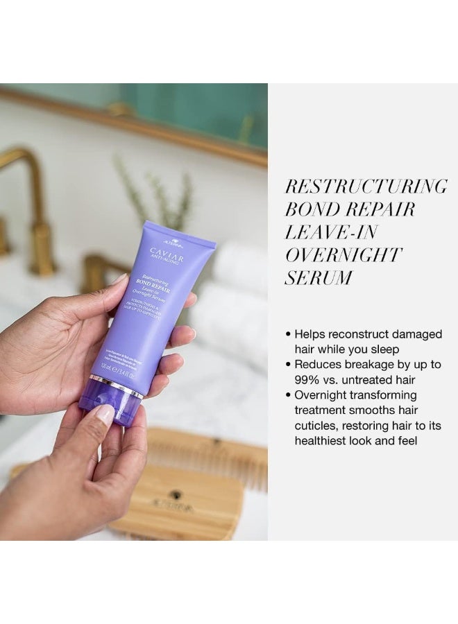 Alterna Caviar Anti-Aging Restructuring Bond Repair Leave-In Overnight Serum 100ml - Image 4