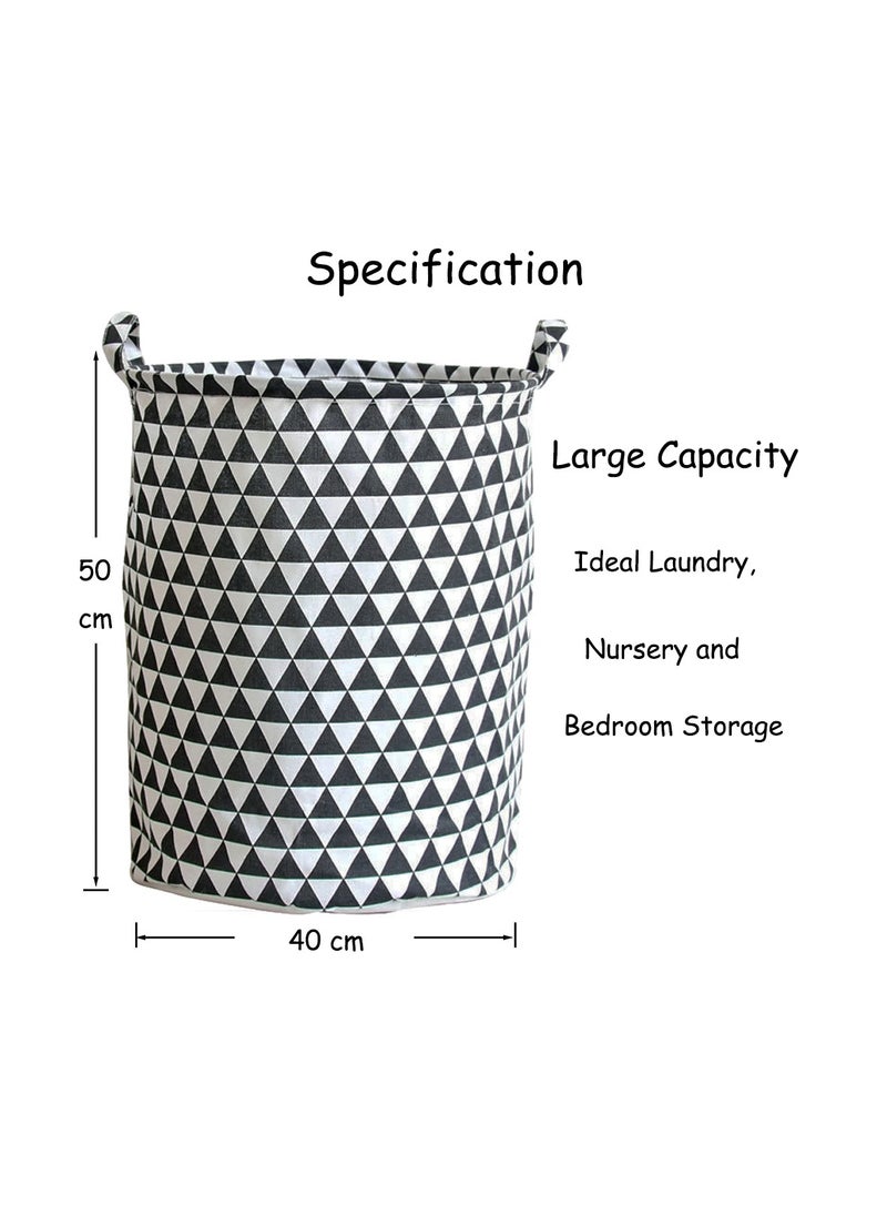 GOLDEN MILLION - Laundry Hamper Easy Storage Organizer Collapsible Washing Basket Waterproof Bin with Large Capacity for Clothes - Image 1