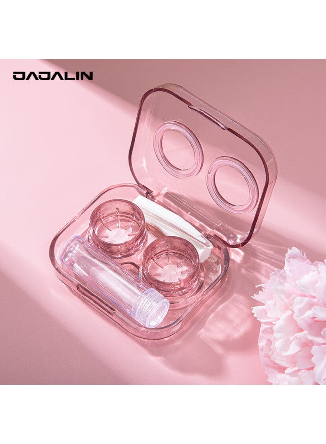 JAJALIN Jajalin Contact Lens Case, Storage Box, Transparent, No Lid, Portable, Simple, Minimalist Style, High-end Feel, For Ertion And Removal, Care Box  - Image 4
