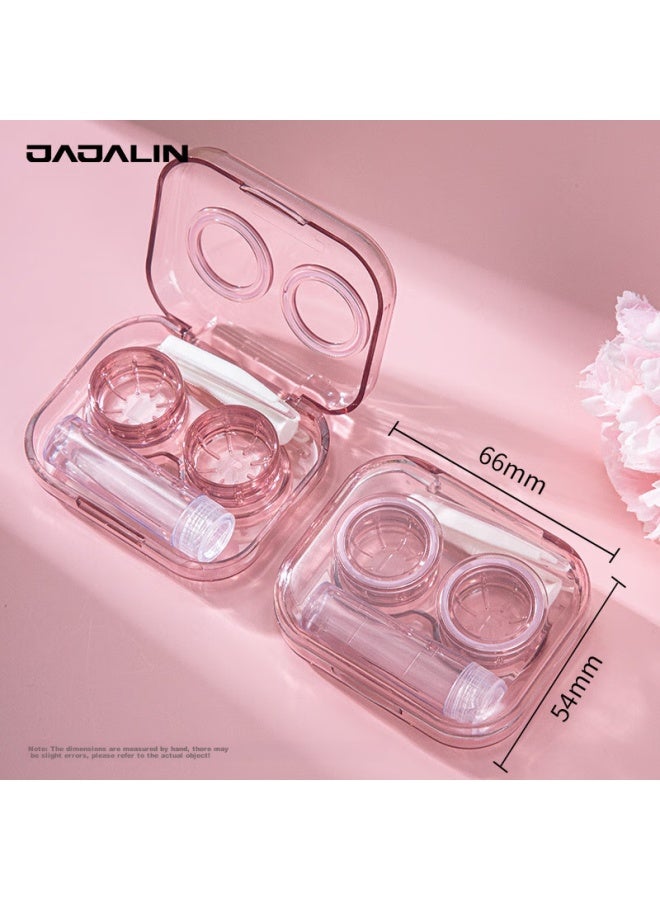 JAJALIN Jajalin Contact Lens Case, Storage Box, Transparent, No Lid, Portable, Simple, Minimalist Style, High-end Feel, For Ertion And Removal, Care Box  - Image 2