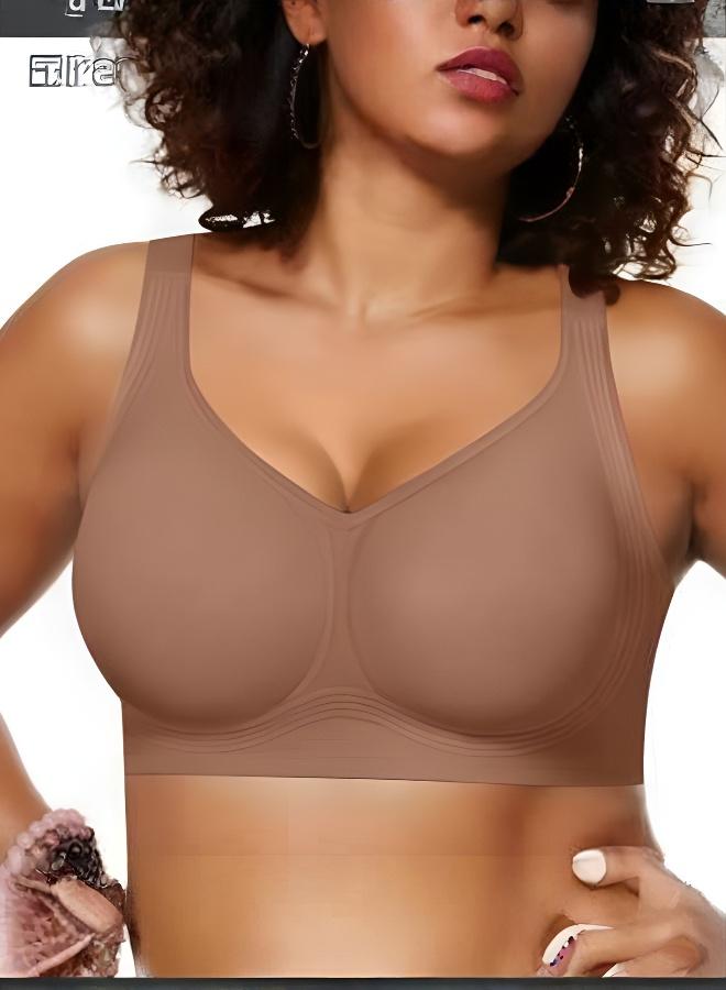 Uplift Minimizer Bra for Large Bust - Wire-Free Breathable Anti-Sagging Sports Bra, Provides Full Coverage Support & Lift with Side & Back Smoothing - Image 1