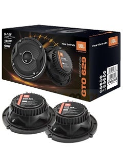 JBL GTO629 6.5" Grand Touring Series Car Audio Speakers - 2-Way, 360 Watts MAX Power, Factory-Sized Replacement Includes Iron Crush Cleaning Cloth.  - Image 1