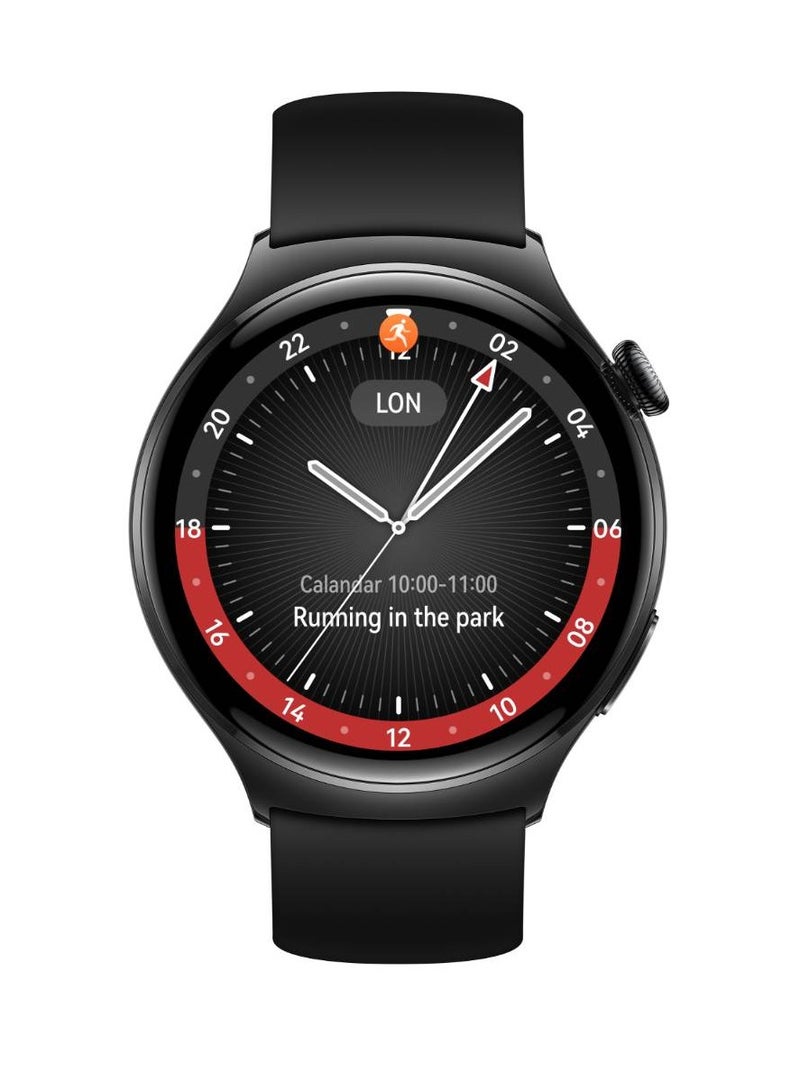 miYou Full Touch Screen 3D Curved Glass IP67 Waterproof Heart Rate Sleep Monitor Smartwatch For Android iOS Black - Image 4