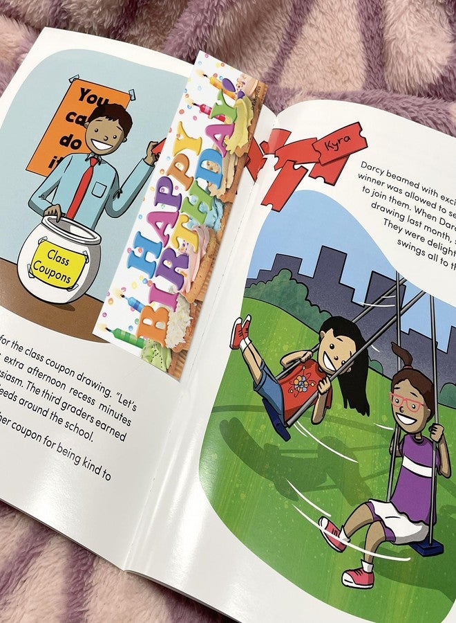 Edupress Happy Birthday Cupcakes Bookmark Awards (EP63024) - Image 4