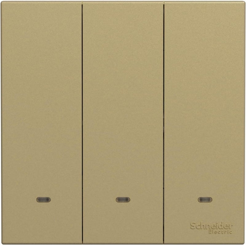 Schneider مفتاح شنايدر إلكتريك أفاتار أون C 3 مجموعة - ذهب نبيذي - Image 2