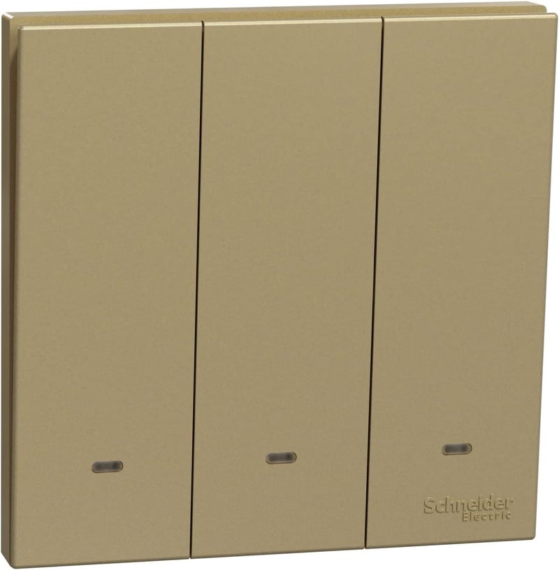 Schneider مفتاح شنايدر إلكتريك أفاتار أون C 3 مجموعة - ذهب نبيذي - Image 1
