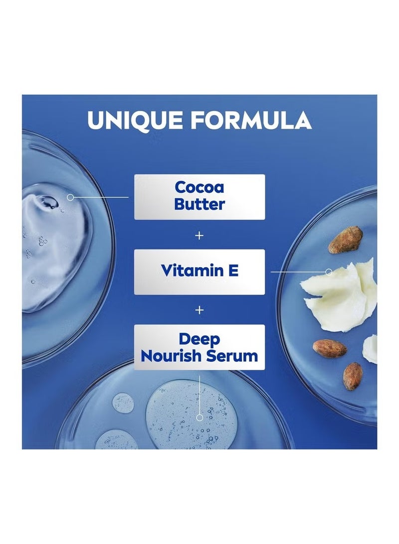 نيفيا لوشن الجسم كاكاو نوريش للبشرة الجافة ترطيب يدوم 48 ساعة 250 مل ترطيب عميق وتغذية ونعومة للبشرة - Image 3