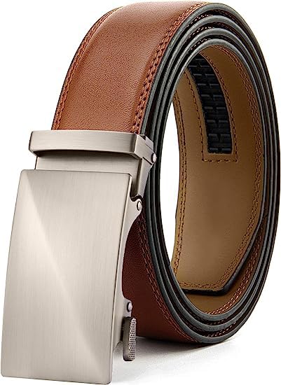 ZORO UNITED Vegan Leather Belt For Men | Formal/Casual,TAN - Image 1