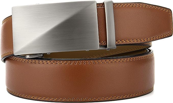 ZORO UNITED Vegan Leather Belt For Men | Formal/Casual,TAN - Image 2