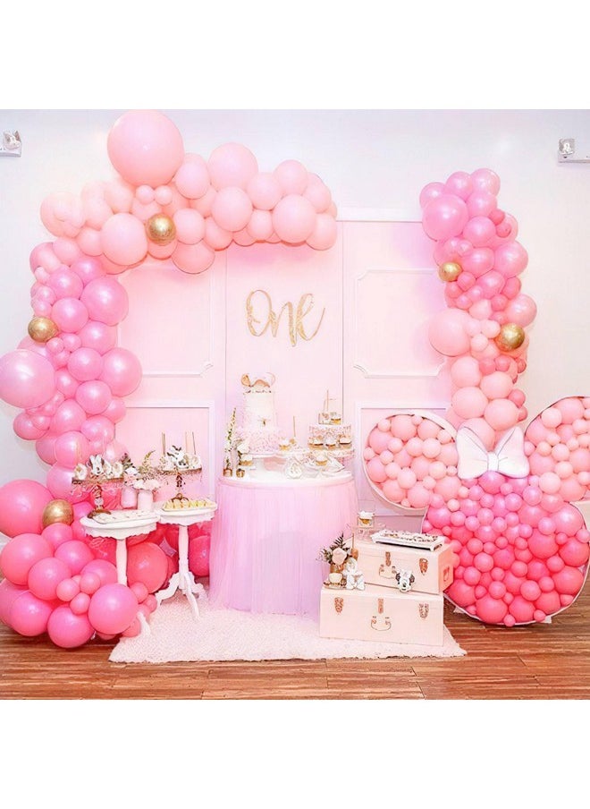 PartyWoo Magenta Pink Balloons, 127 Pcs Hot Pink Balloons Different Sizes Pack Of 36 Inch 18 Inch 12 Inch 10 Inch 5 Inch Persian Pink Balloons For Balloon Garland Arch As Party Decorations, Pink-Y11  - Image 5