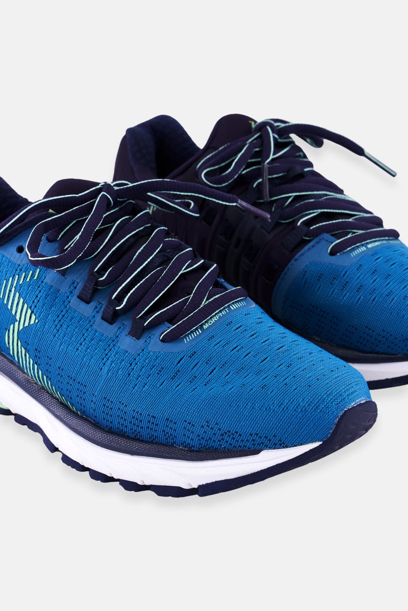 361 Degrees Women Strata Lace Up Running Shoes, Teal Blue - Image 3