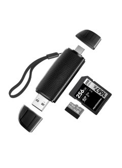 Excefore RW310 Memory Card Reader, USB 3.2 Gen 1 Up to 170MB/s Speeds 2 in 1 USB-C USB-A for SD/Micro SD/SDHC/SDXC Camera Card Reader Adapter, OTG Micro SD Card Reader for PC/Laptop/Smart Phone/Tablet  - Image 1