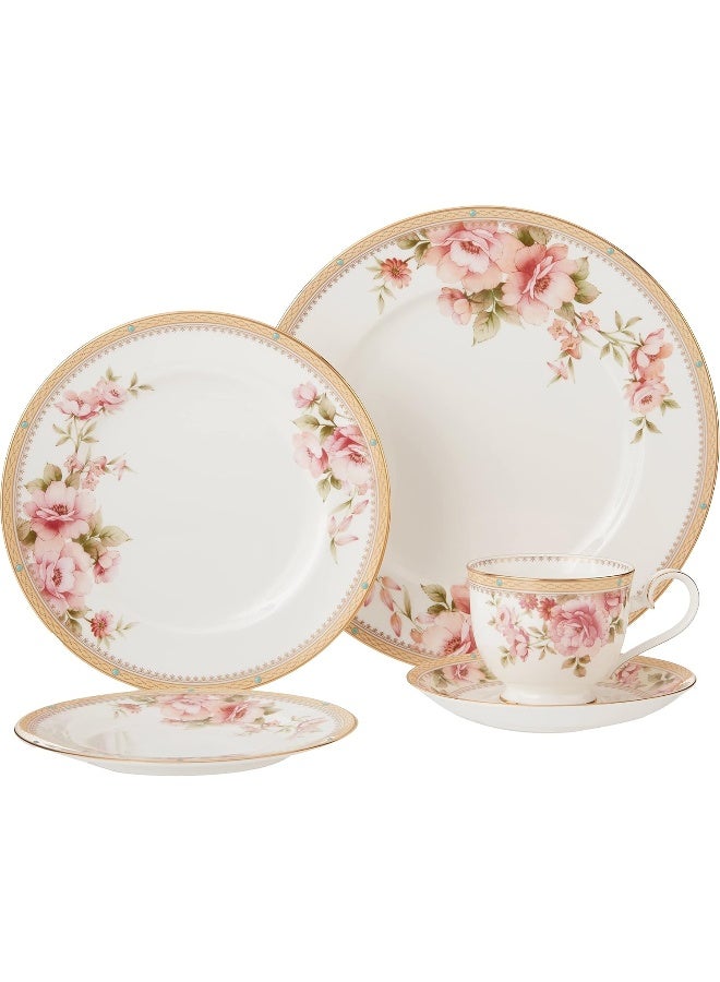 Noritake Hertford 5Piece Place Setting White - Image 1