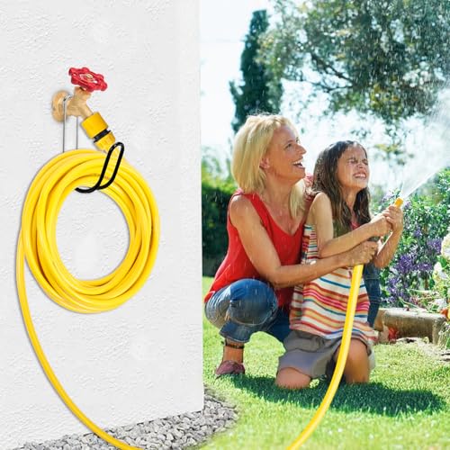 Yoniccal Garden Hose Holder Water Hose Hanger Wall Mounted,304Stainless Steel Solid Hose Hook Holds Up to 50Ft Garden Hose, Expandable Hose, Water Hose(Black Paint 1pcs) - Image 2
