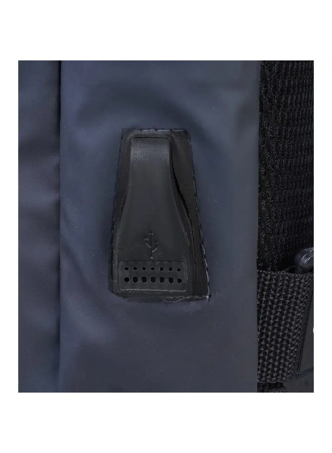 شنطة كروس ووتر بروف للرجال، 5 سوست، 30×18 سم - رمادي داكن - Image 2