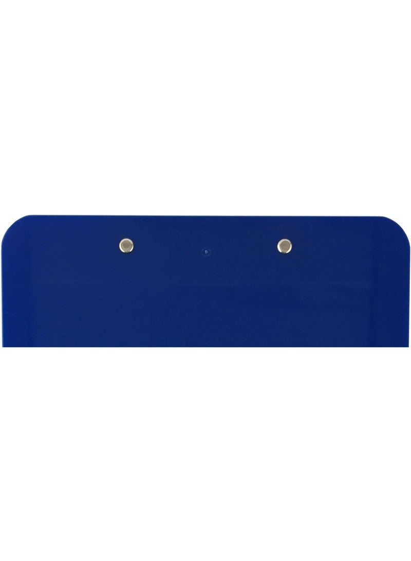 Trade Quest Plastic Clipboard Opaque Color Letter Size Low Profile Clip (Pack of 12) (Blue) - Image 2