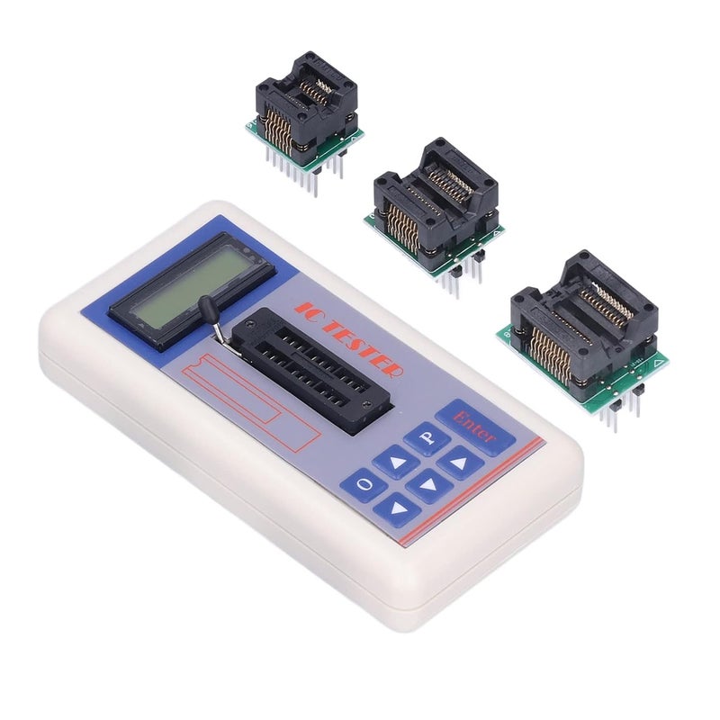 TSH-06F Integrated Circuit Meter Automatic Transistor Identification Tester, Suitable for Micro Electronics Engineers, ABS Material (with Terminal) - Image 1