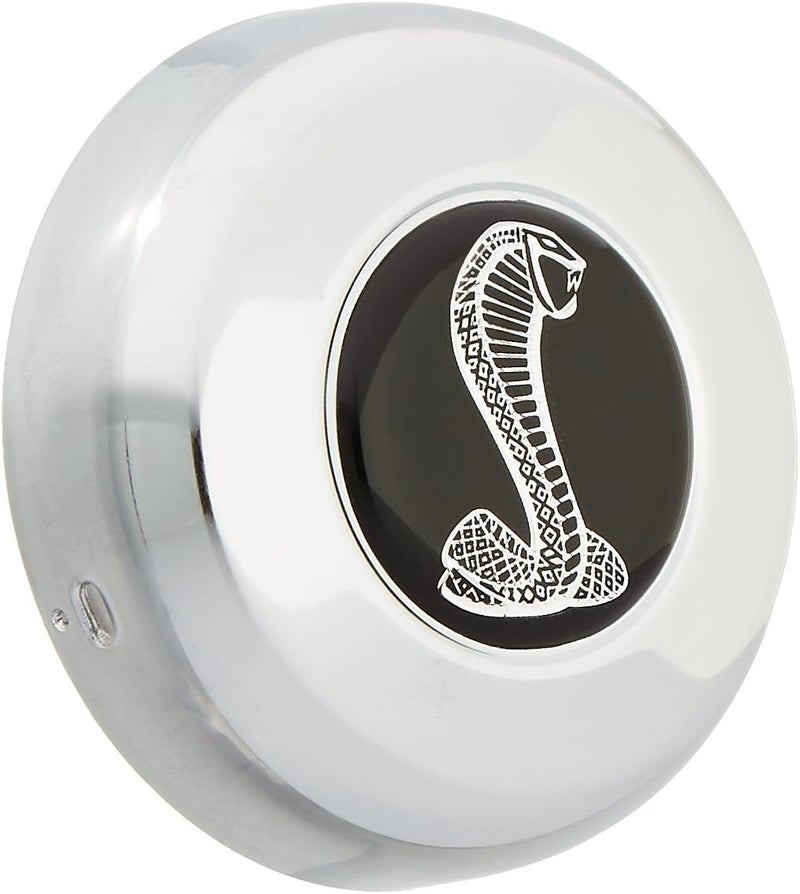 Grant 5683 Chrome Horn Button with Cobra Emblem
