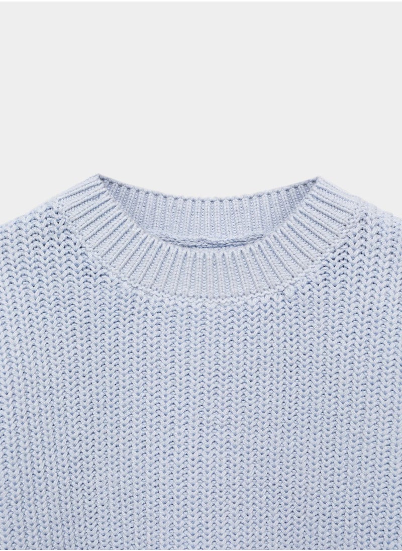MANGO - Kids Essential Sweater - Image 1