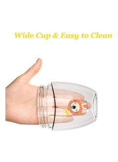 Excefore Sippy Cup for Baby, Kids Water Bottle 240ml, Toddler Cup with Straw and Handle, Anti-drop, Anti-leakage, Anti-choking for Boys Girls Child, Baby Drinking Cup, BPA Free, School Sports Indoor Outdoor  - Image 2